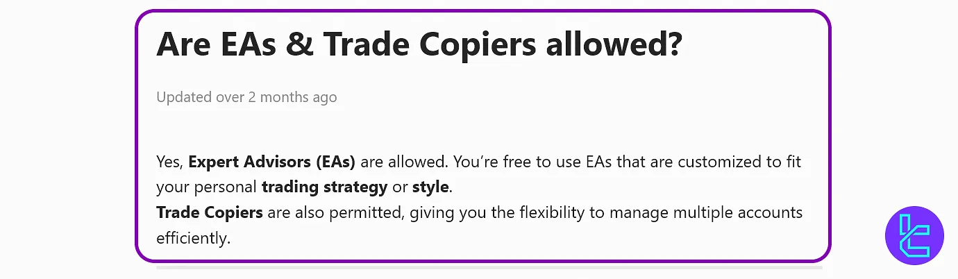 ربات EA در آکوا فاندد