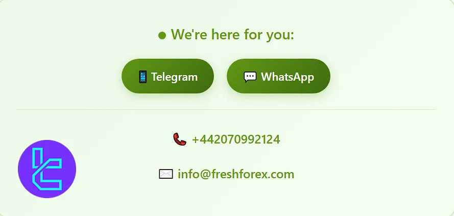 پشتیبانی فرش فارکس FreshForex