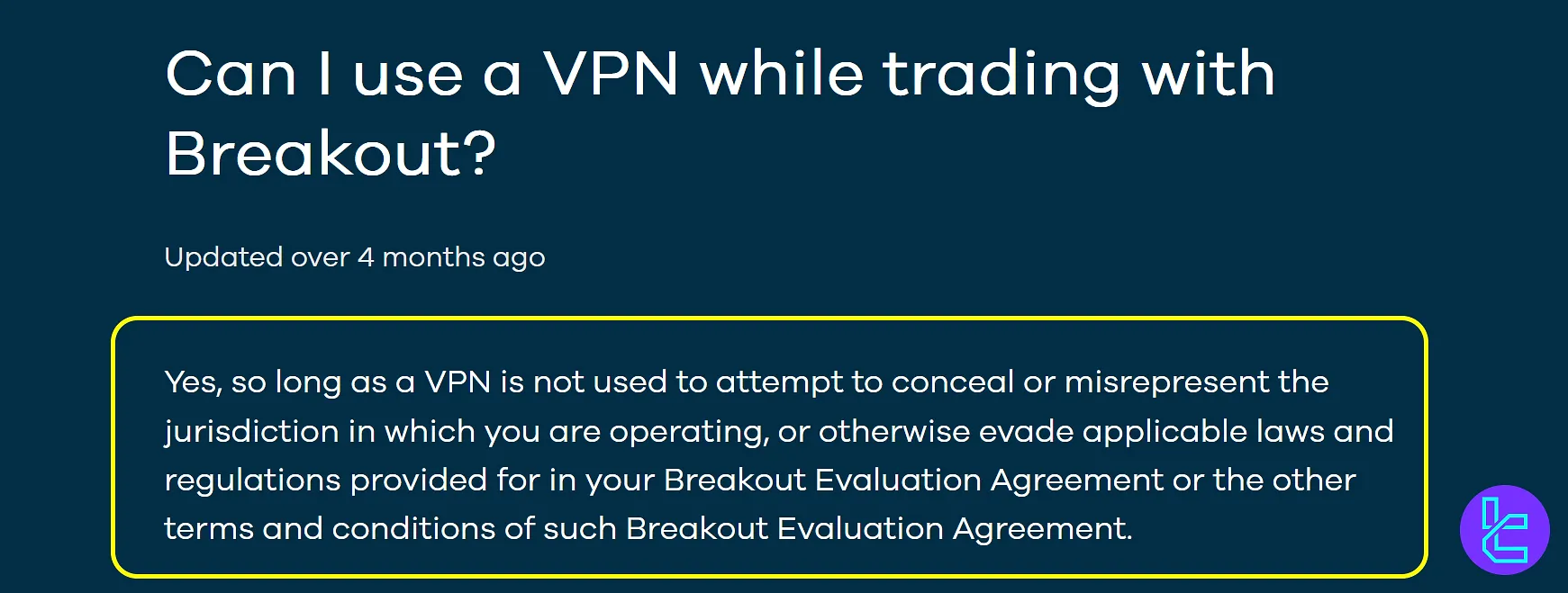 استفاده از VPN در بریک اوت پراپ