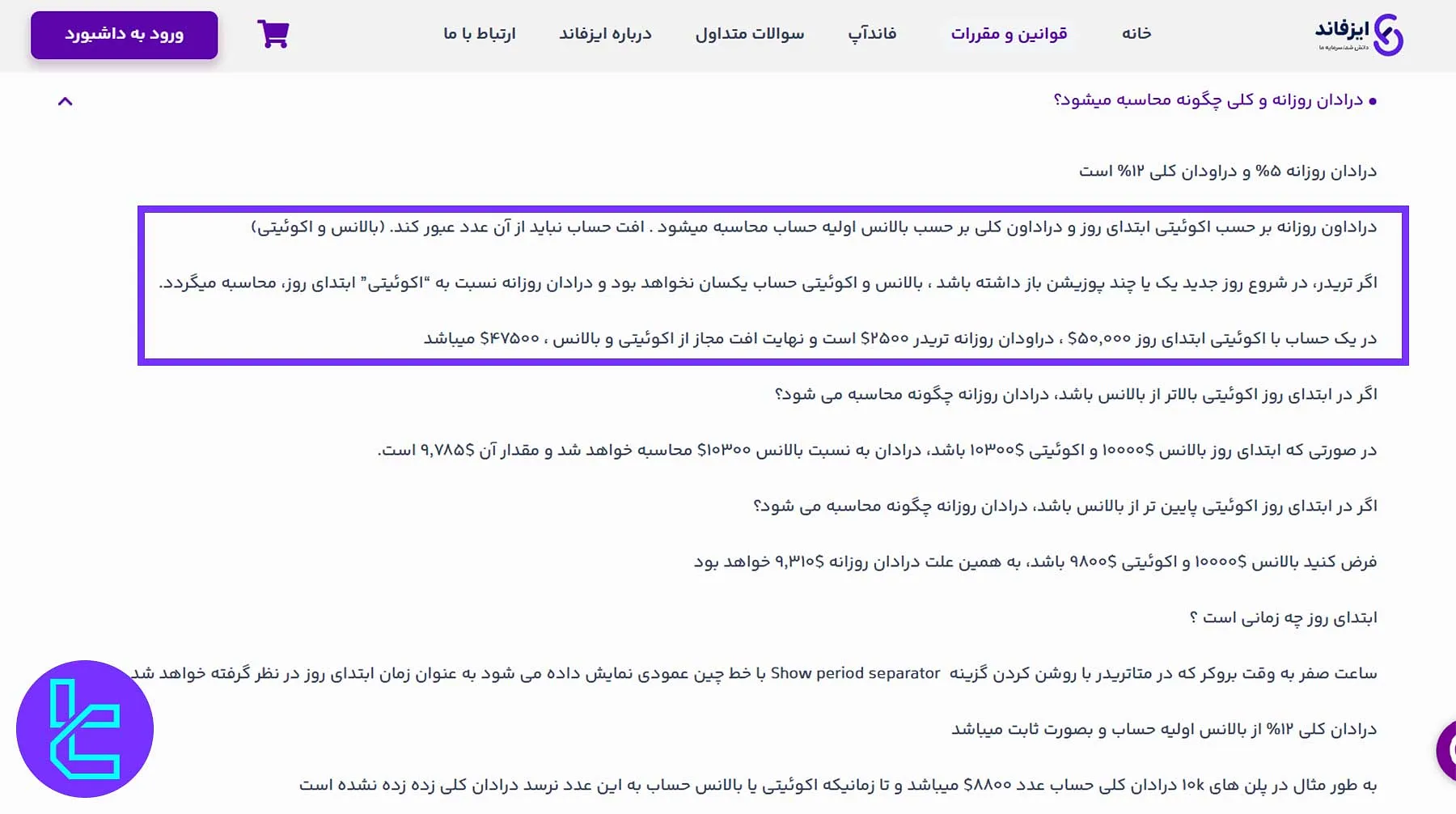 دراودان روزانه و کلی پراپ فرم ایزفاند