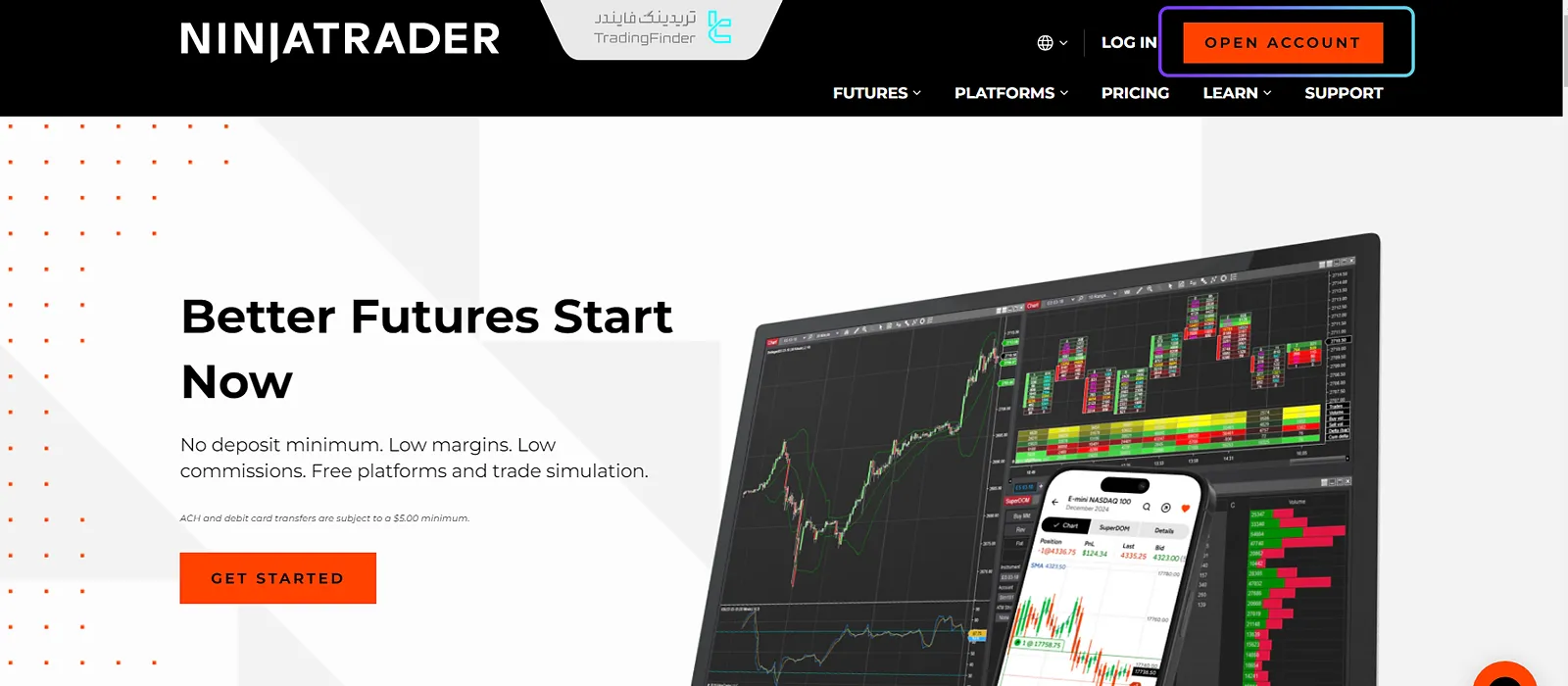 ورود به نینجا تریدر