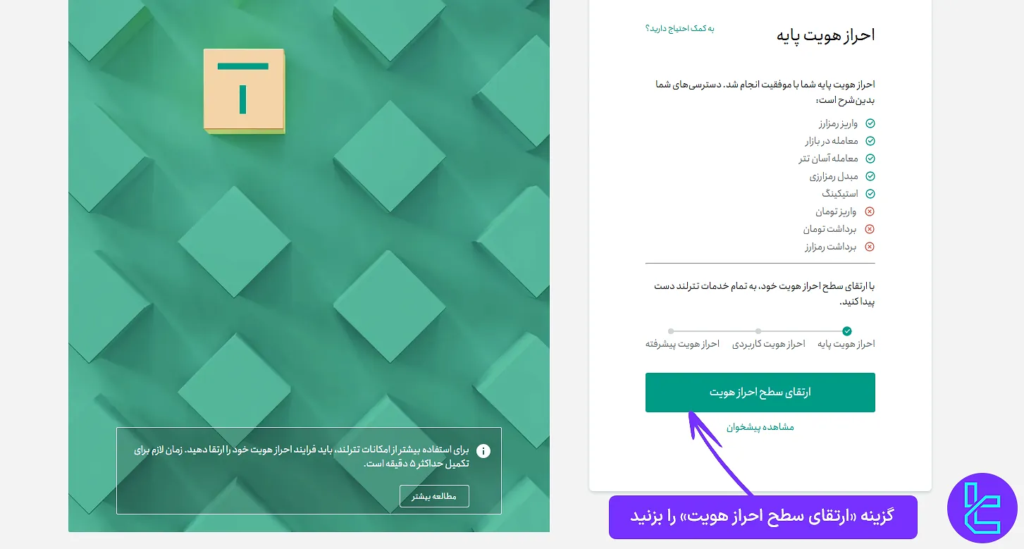 احراز هویت کاربردی در تترلند