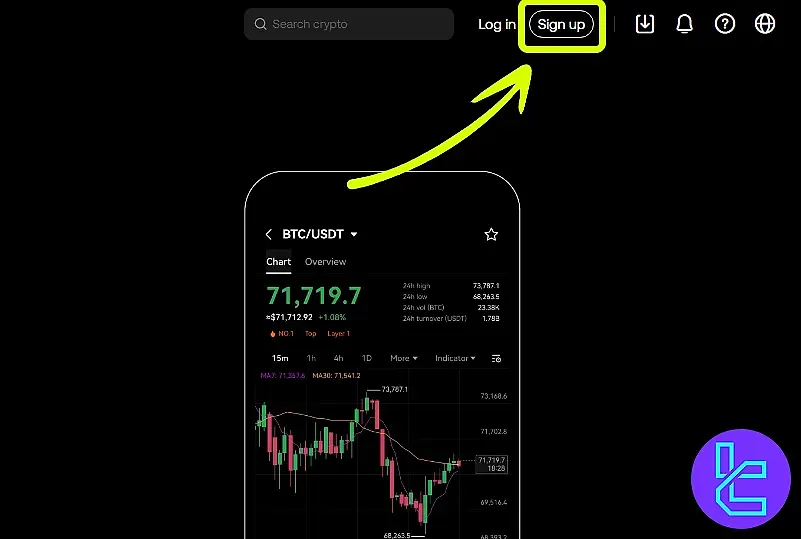 ثبت نام صرافی OKX