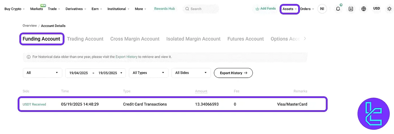بررسی وضعیت شارژ حساب کوکوین با کارت VISA