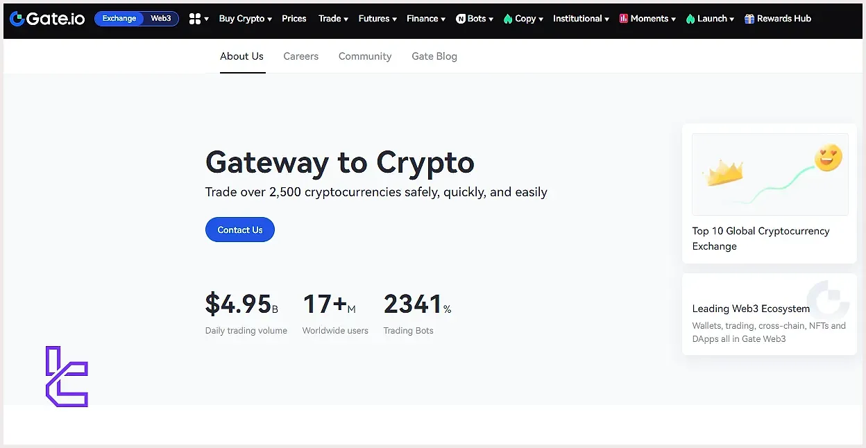 مزایا و معایب Gate.io