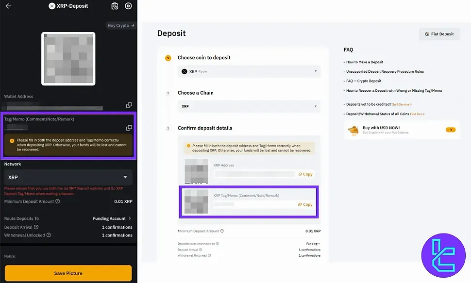 شارژ حساب بای بیت با رمزارز