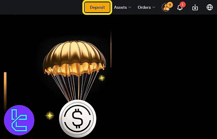 واریز تتر به صرافی بای بیت