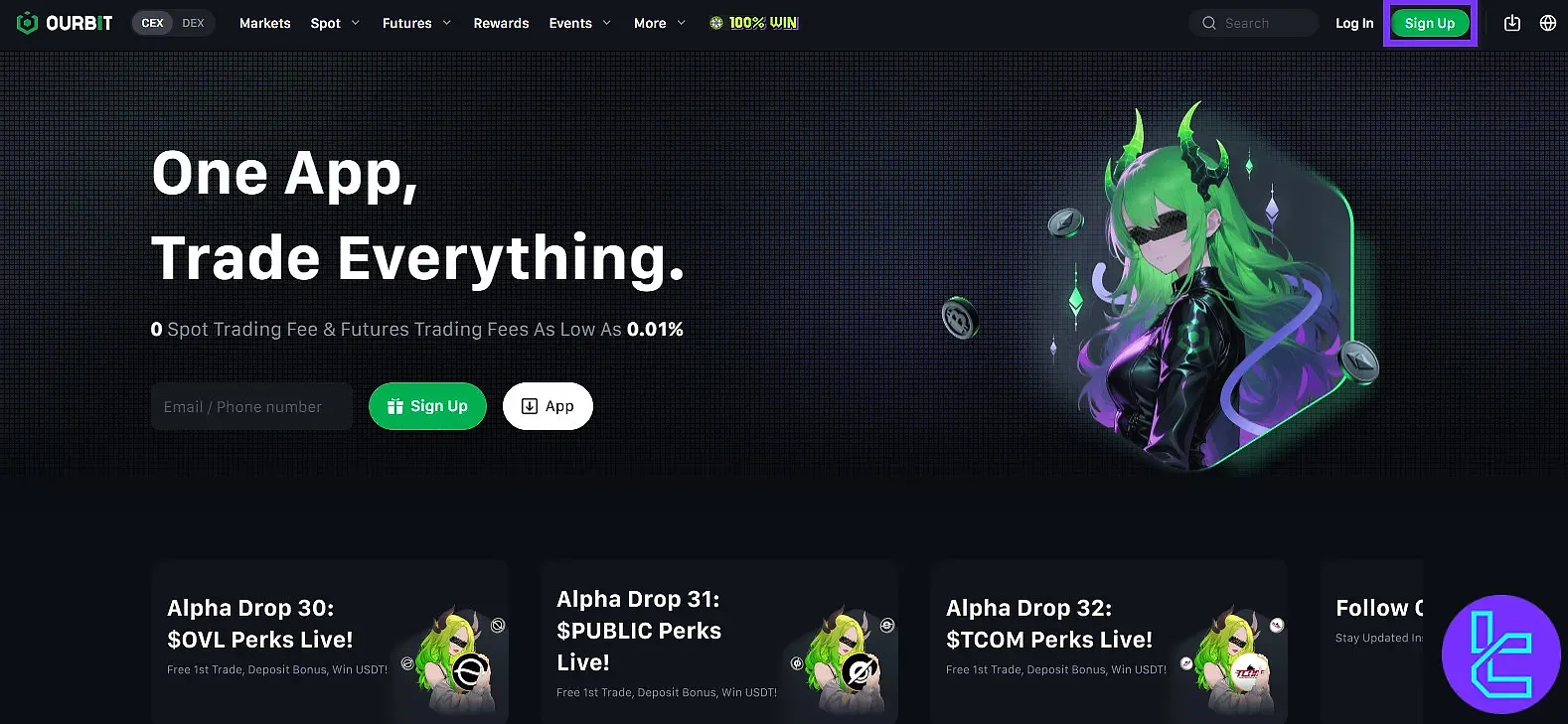 دکمه ثبت نام در سایت اوربیت