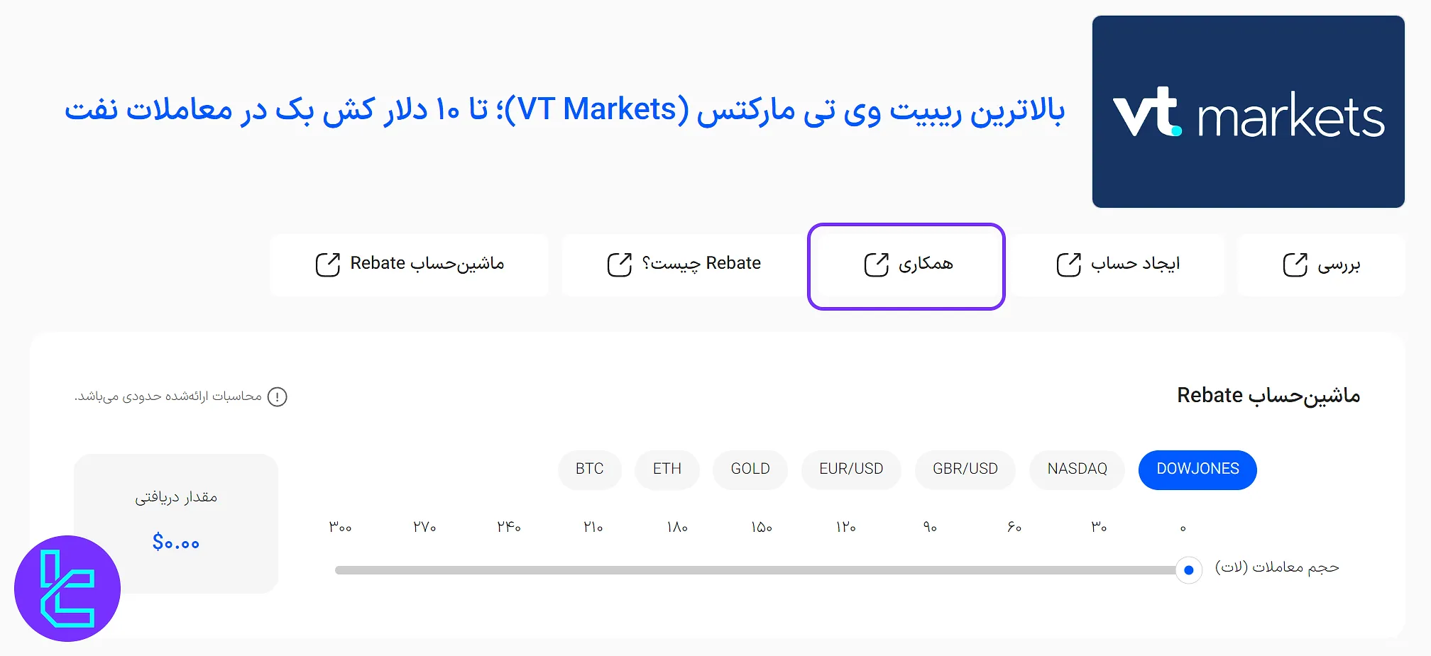 همکاری با آیبی تریدینگ فایندر