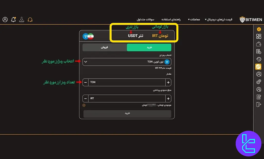 ترید در بیت ایمن