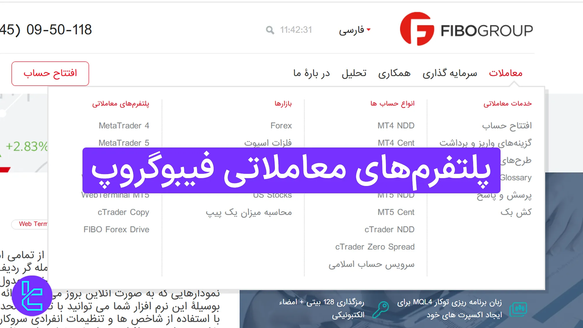 عملکرد پلتفرم‌های معاملاتی فیبوگروپ