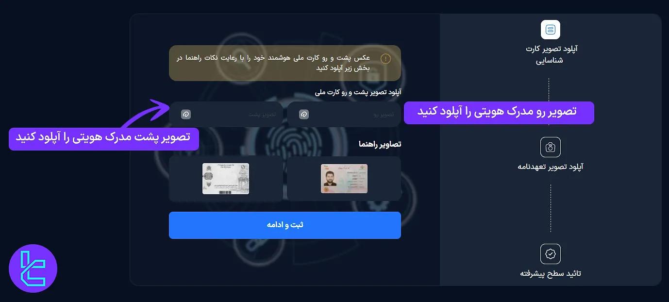احراز هویت پیشرفته در صرافی HANEXi