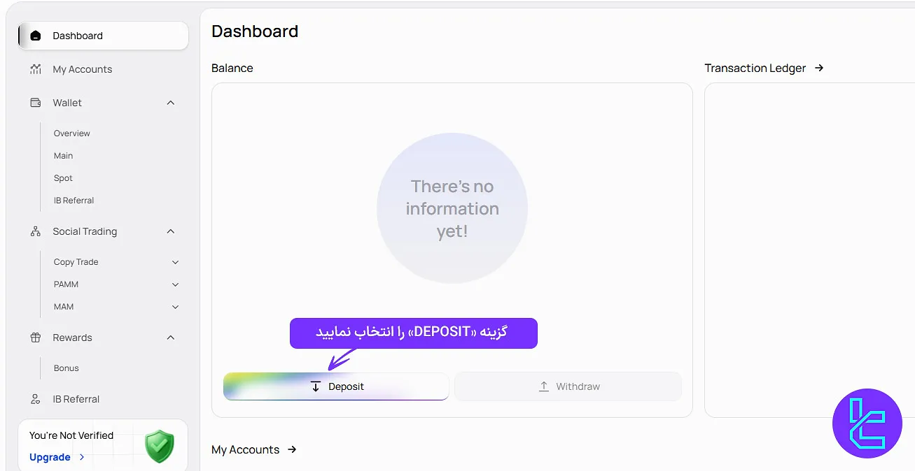 پنل کاربری بروکر Unicorn