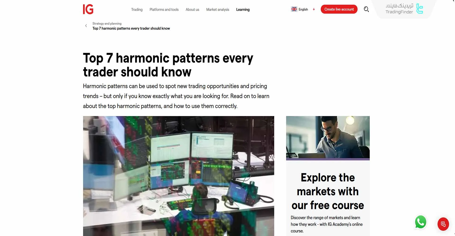 مقاله آموزش 7 الگوی هارمونک (همراه با الگوی خرچنگ عمیق)