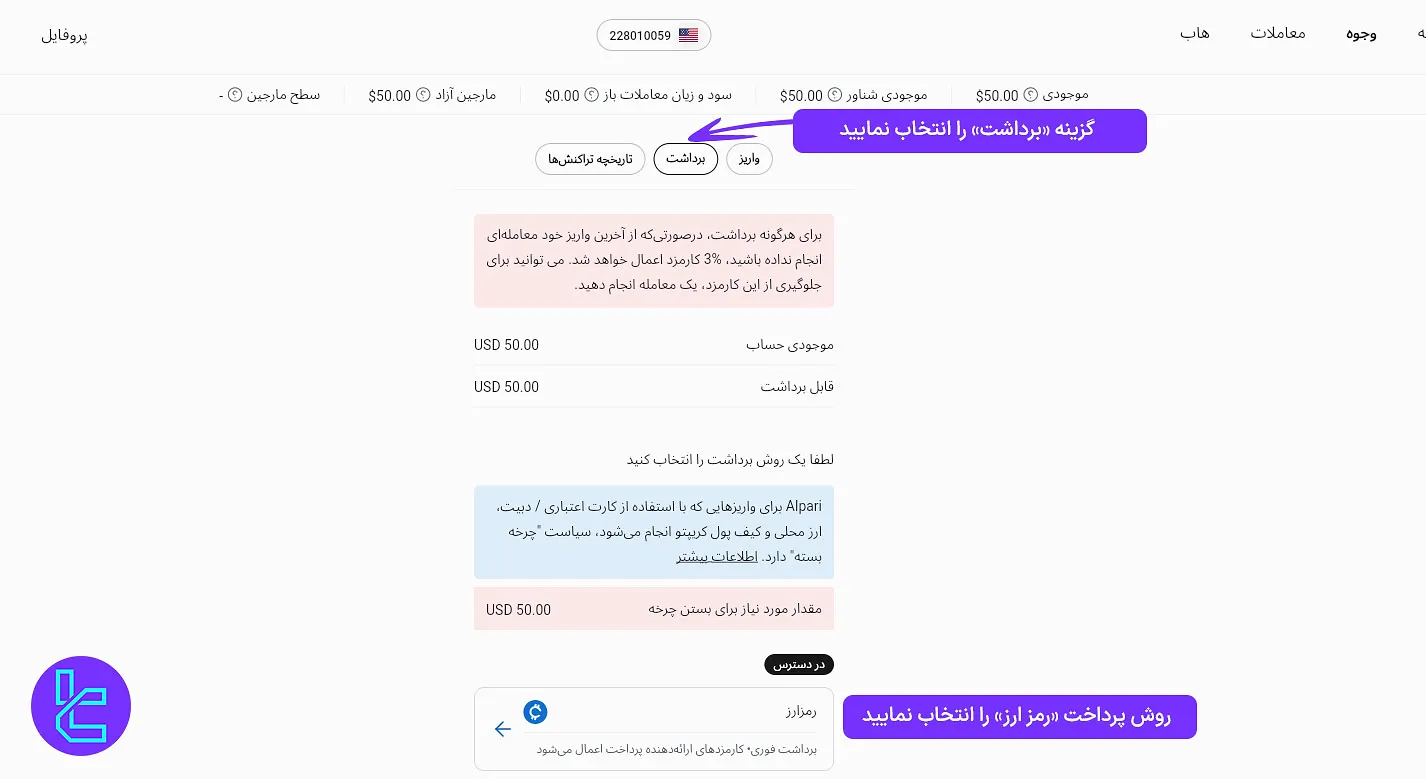 پنل کاربری آلپاری