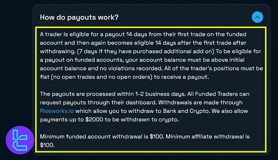 برداشت سود در بلوگاردین