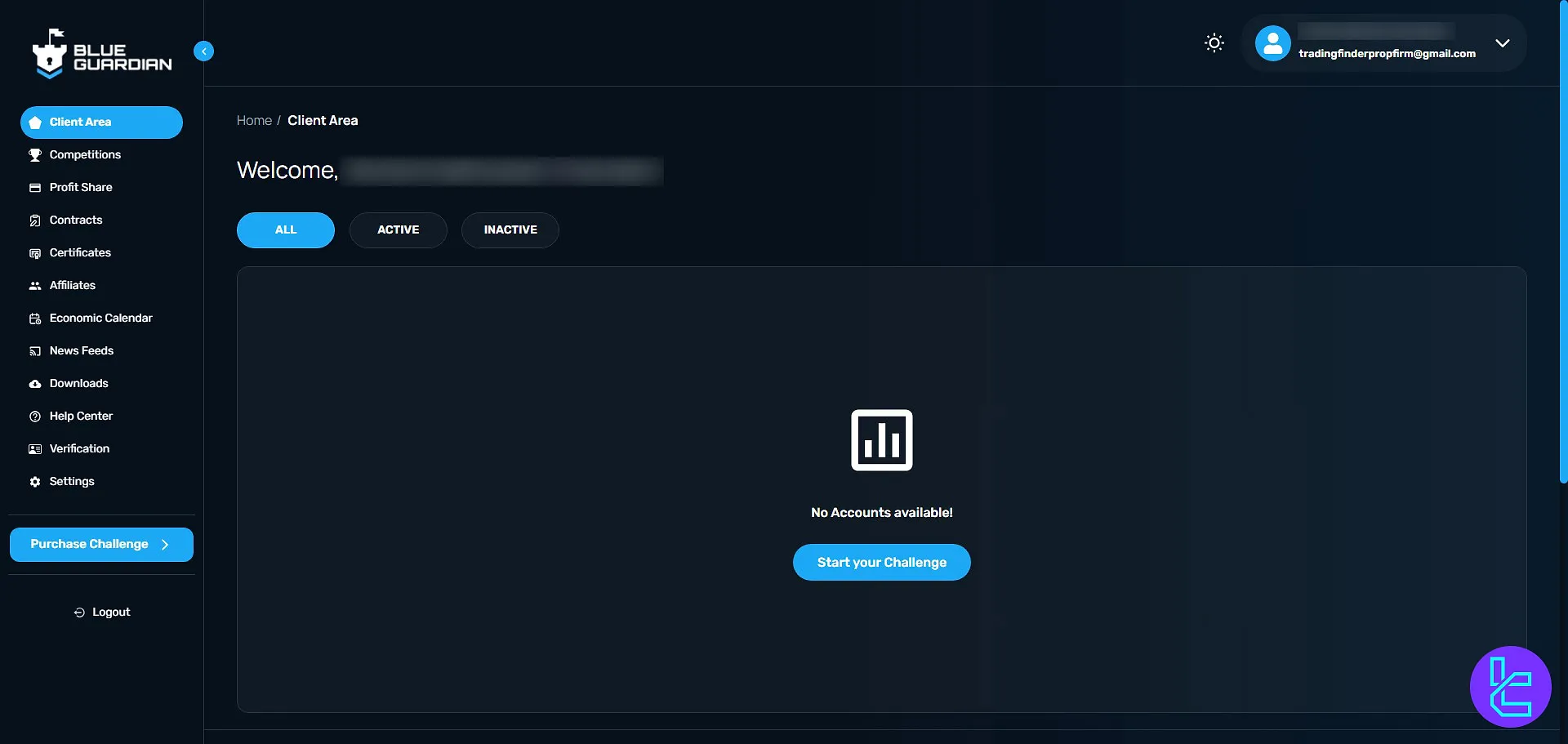 داشبورد بلوگاردین