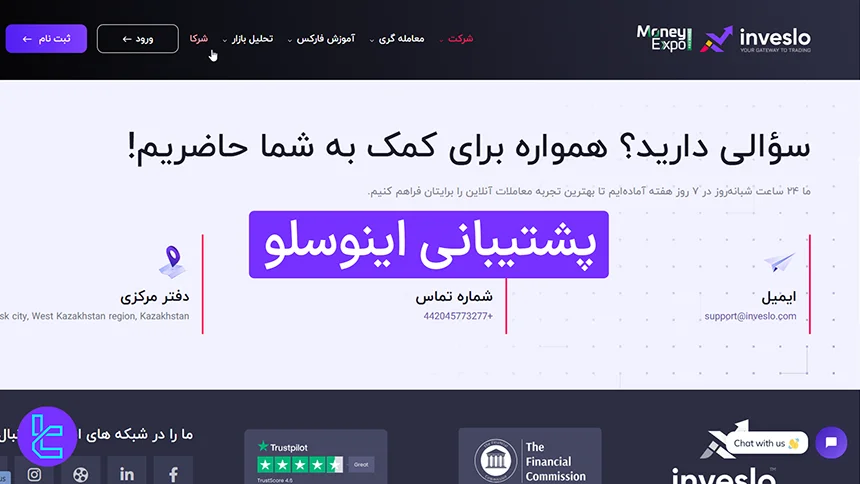 پشتیبانی اینوسلو