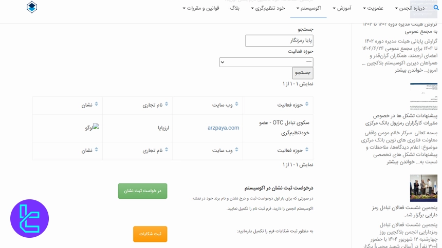 عضویت صرافی ارزپایا در انجمن بلاکچین ایران