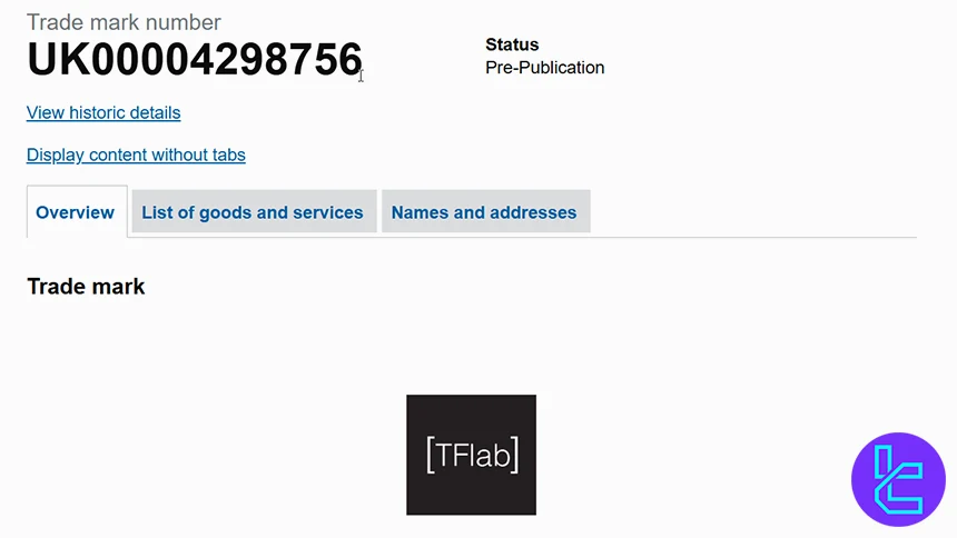 نشان تجاری TFlab