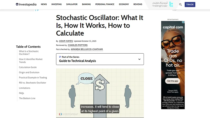 آموزش اندیکاتور استوکاستیک