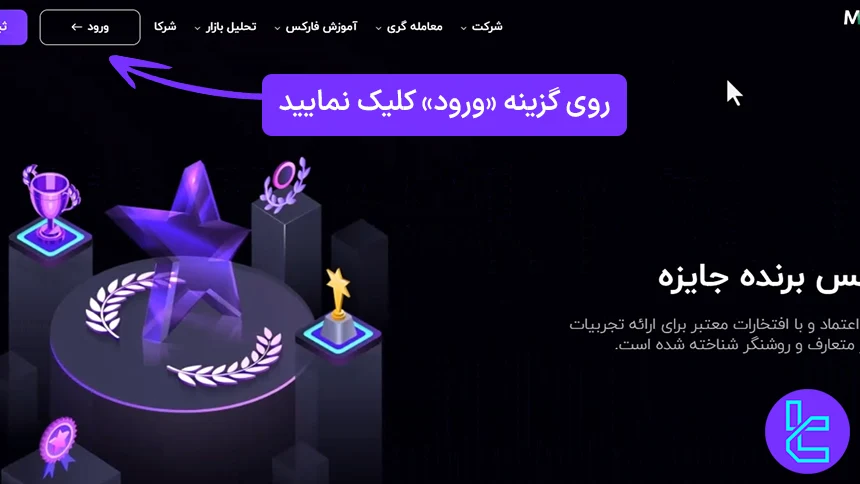 صفحه اصلی سایت رسمی بروکر اینوسلو