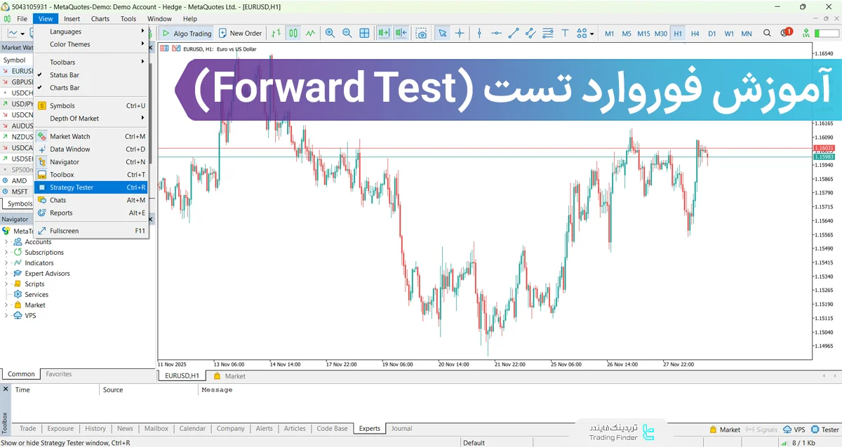 فوروارد تست (Forward Test) چیست؟ آموزش مرحله به مرحله فوروارد تست رایگان