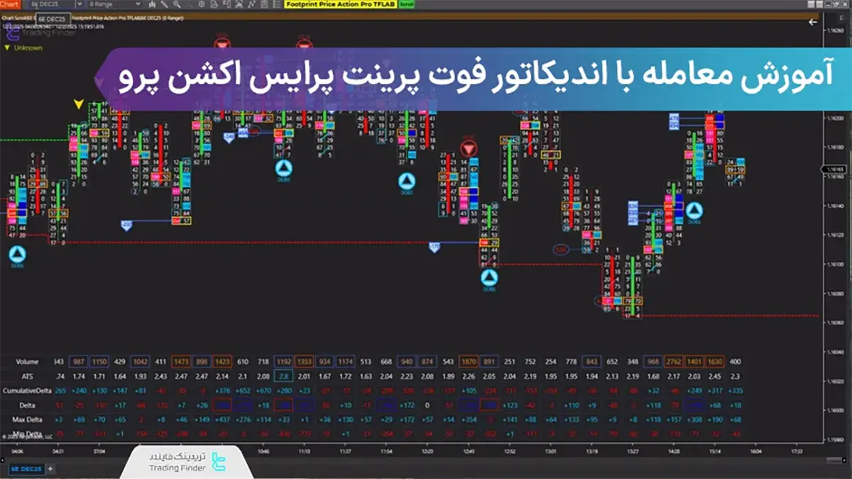 آموزش اندیکاتور فوت پرینت پرایس اکشن پرو [Footprint Price Action Pro] در نینجا تریدر