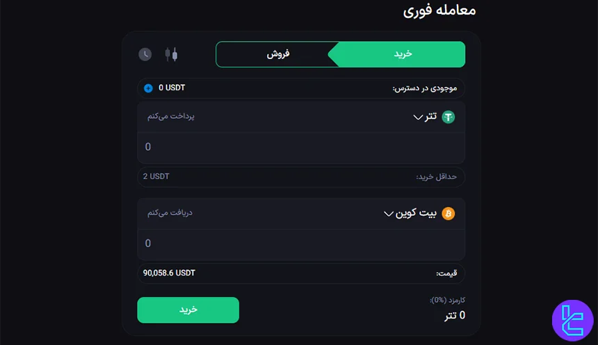 معاملات آنی در وانفینکس