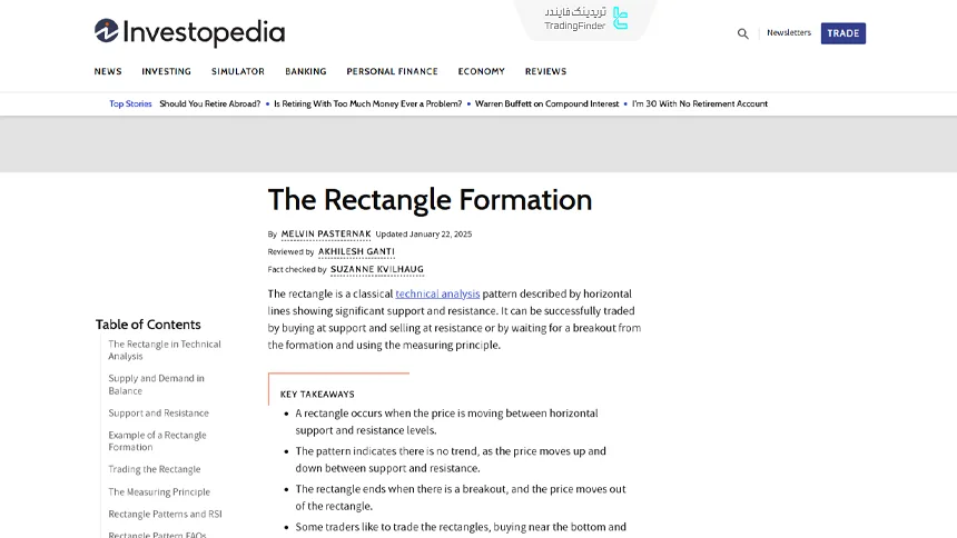 آموزش الگوی مستطیل