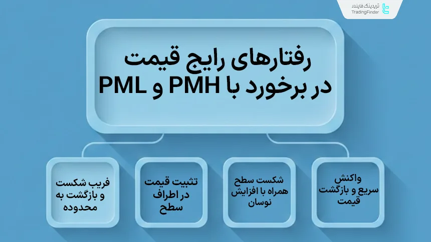 رفتارهای رایج قیمت در برخورد با PMH و PML