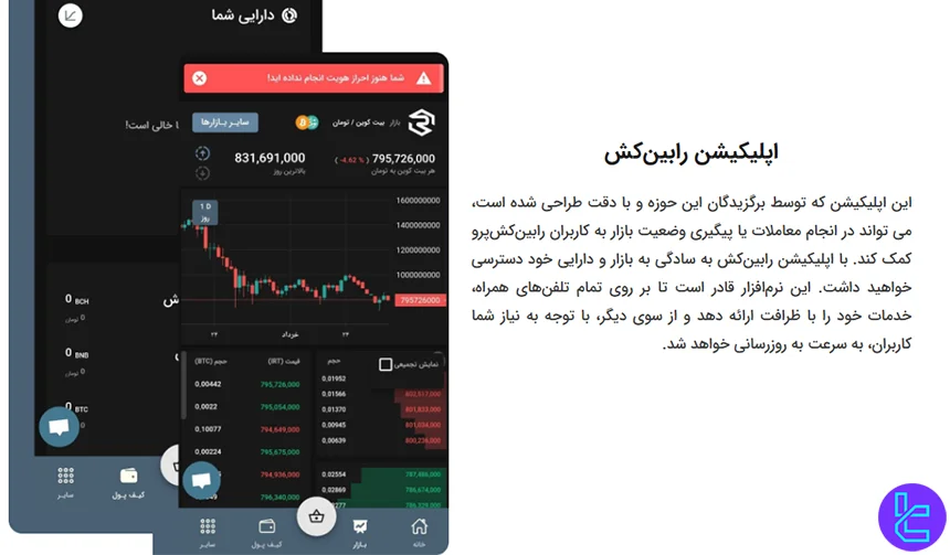 اپلیکیشن تحت وب رابین‌کش