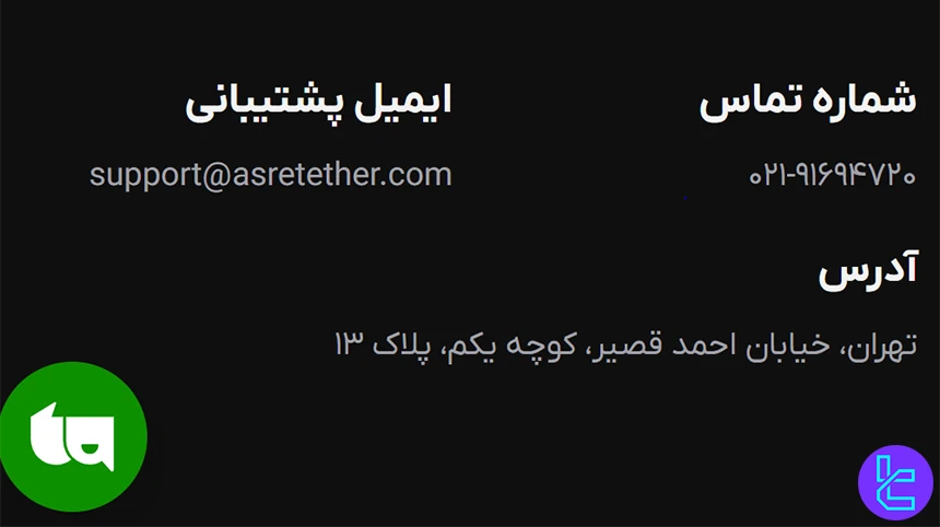 پشتیبانی در عصر تتر