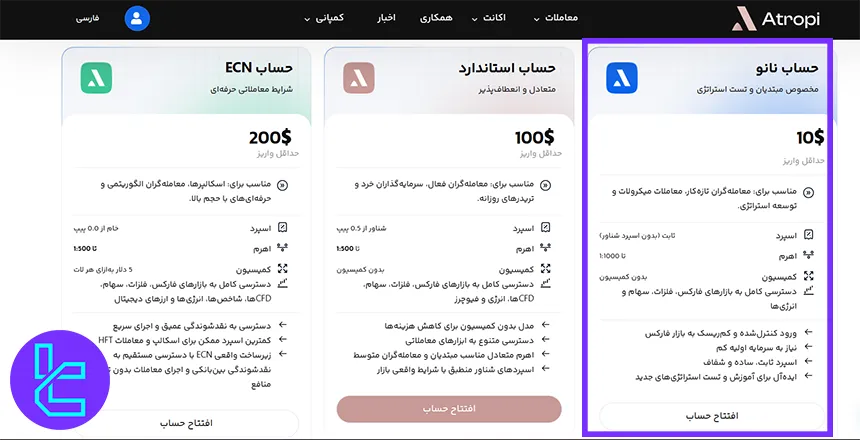 حساب نانو آتروپی